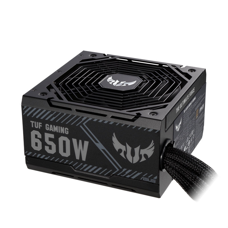 ASUS TUF Gaming 650W power supply unit. ASUS TUF Gaming 650W power supply unit.